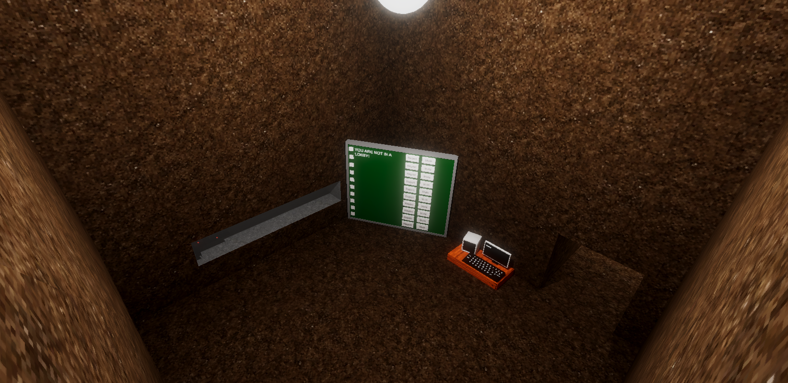 Underground lobby in Stupid Ape Horror